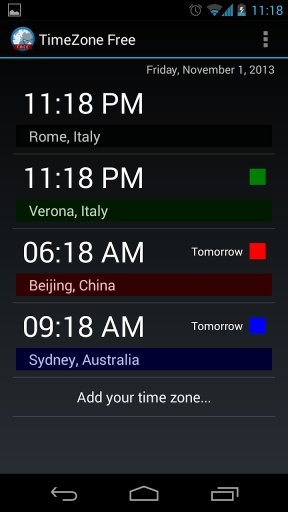 TimeZone Free截图1