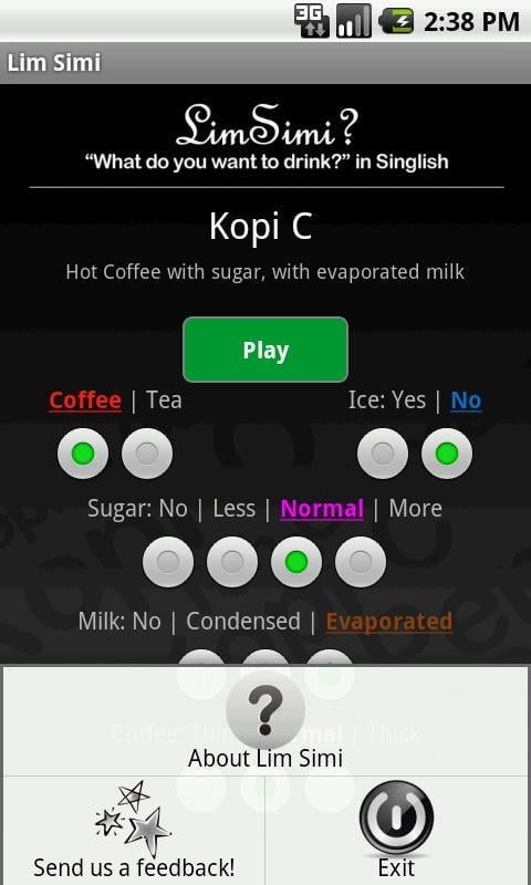 Kopitiam Drinks (LimSimi...截图3