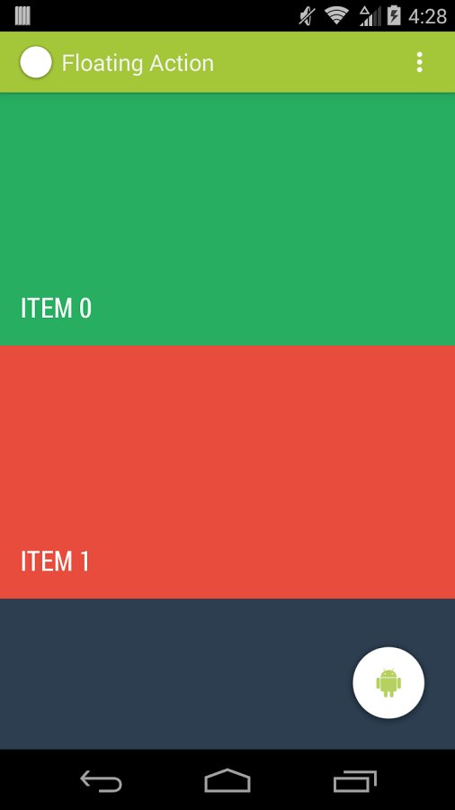 Floating Action Demo截图2