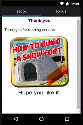 How To Build A Snow Fort截图3