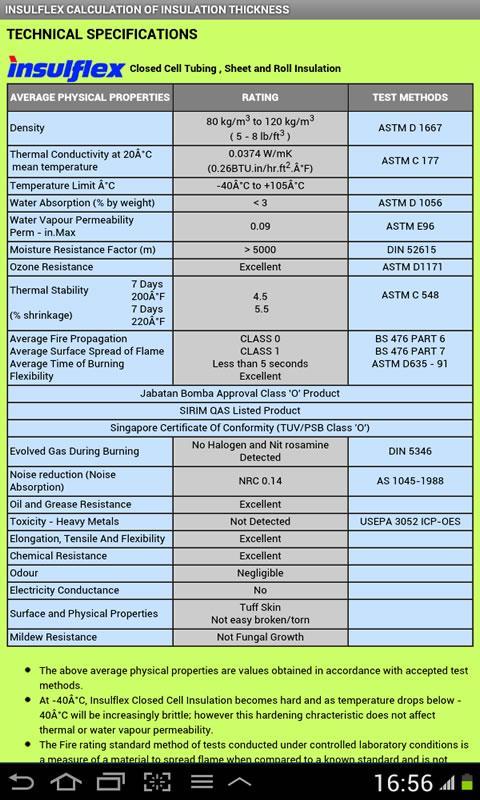 INSULFLEX CALCULATION截图4