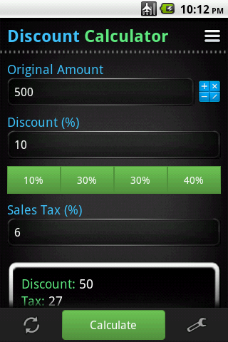 Discount Calculator截图1