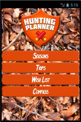 Hunting Planner截图1