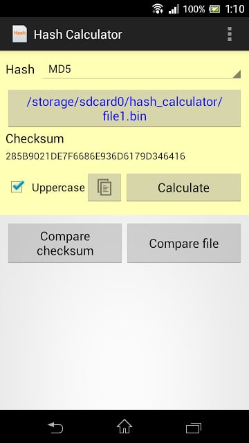 Hash Calculator截图1