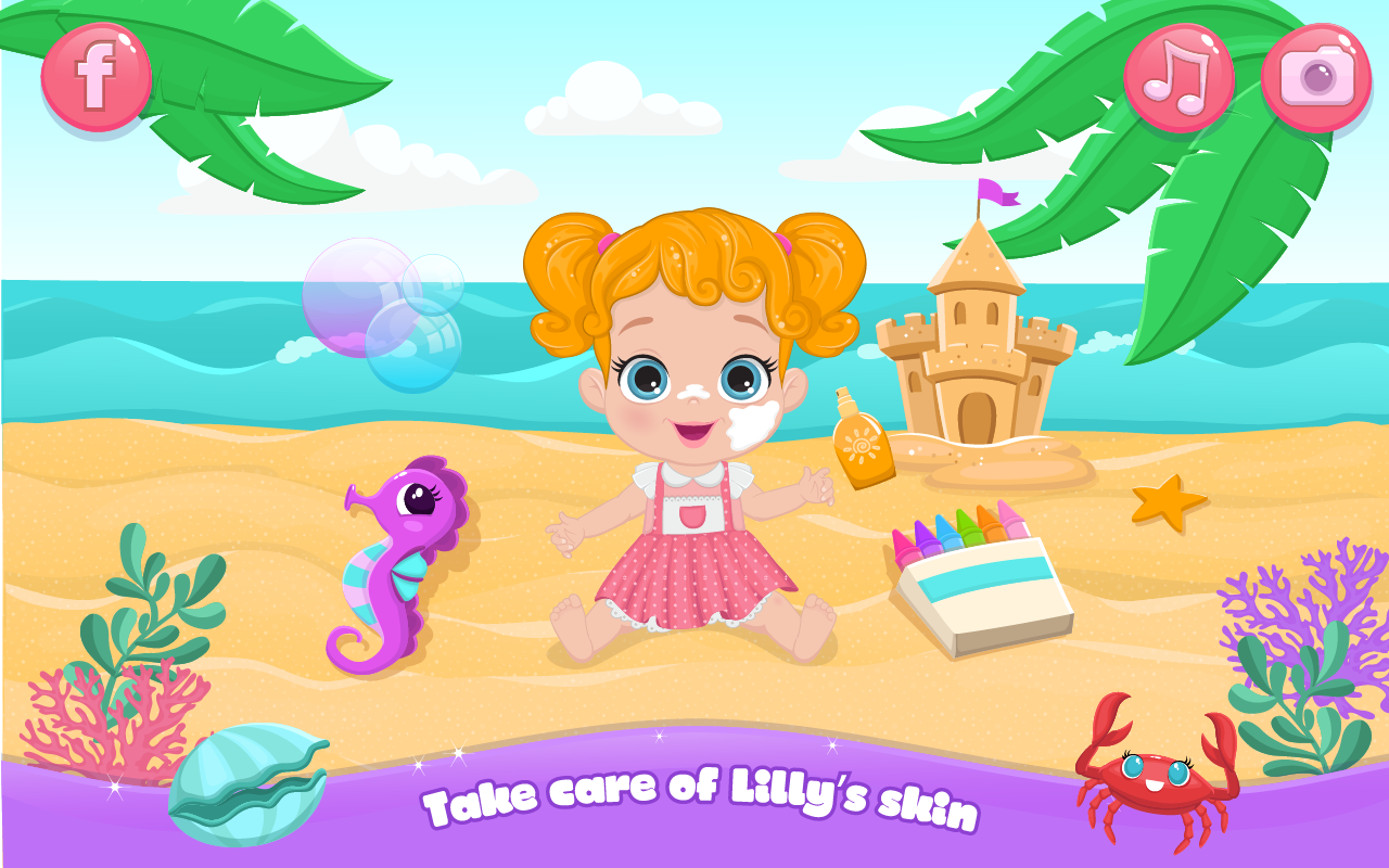 Baby Lilly's: Fun Beach Games截图2