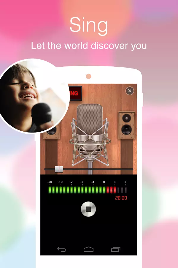 Sing, record and share! nana截图1