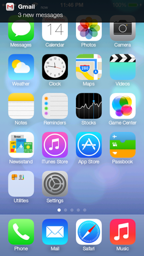 ios7通知栏截图4