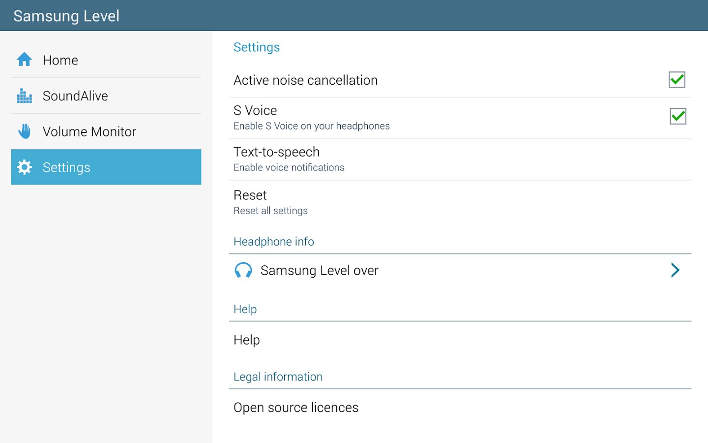 Samsung Level for Tablet截图3