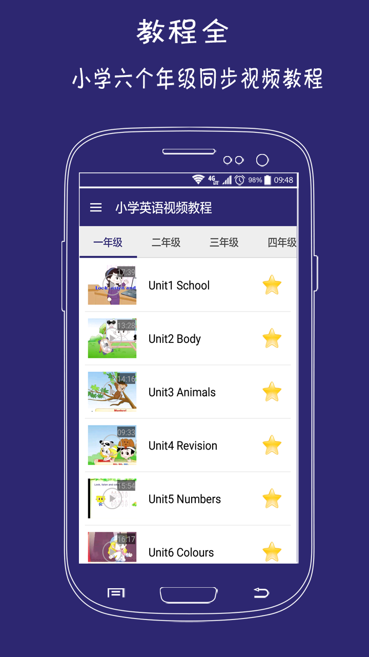 小学英语视频教程截图1