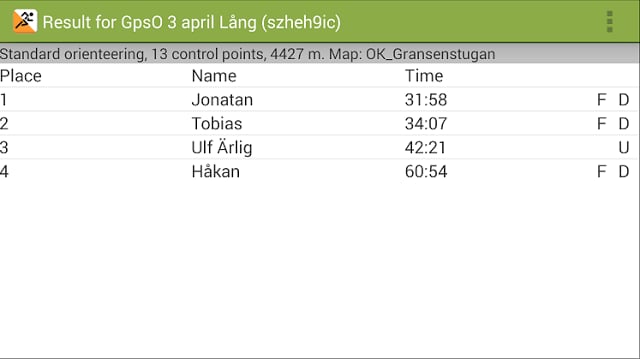 GPS Orienteering Demo截图5