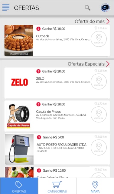 Check-in Bradesco Cartões截图2