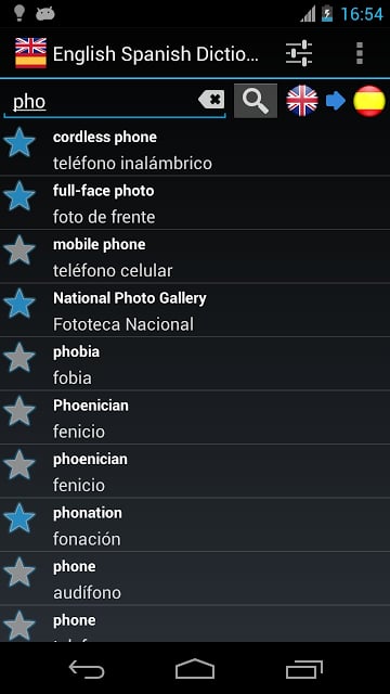 English Spanish dict. FREE截图8