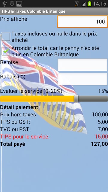 Tips Taxe Colombie Britannique截图5