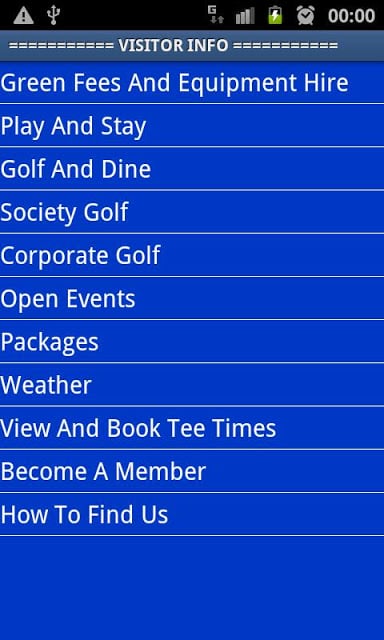 Pwllheli Golf Club App 2015截图2