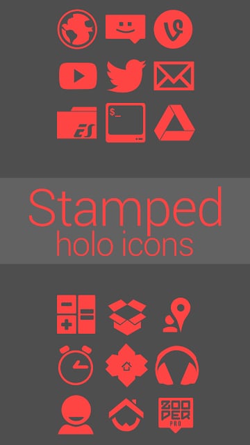 Stamped Holo Red截图4