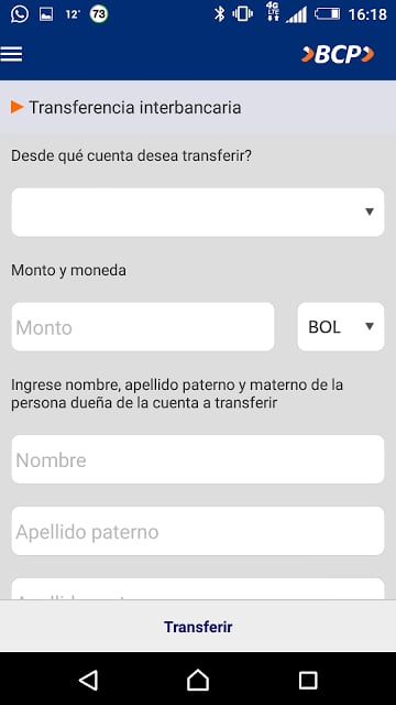 Banca Móvil BCP - Bolivia截图4