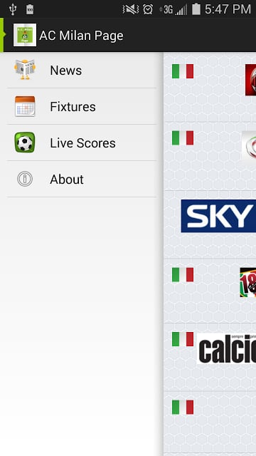 AC Milan Page截图5