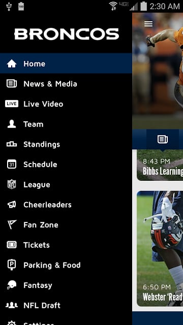 Denver Broncos Mobile截图9