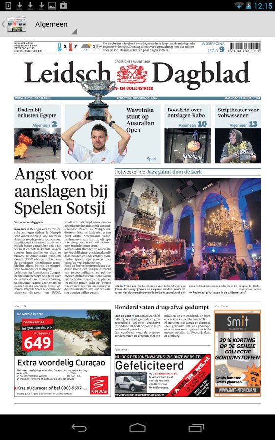 Leidsch Dagblad digikrant截图9