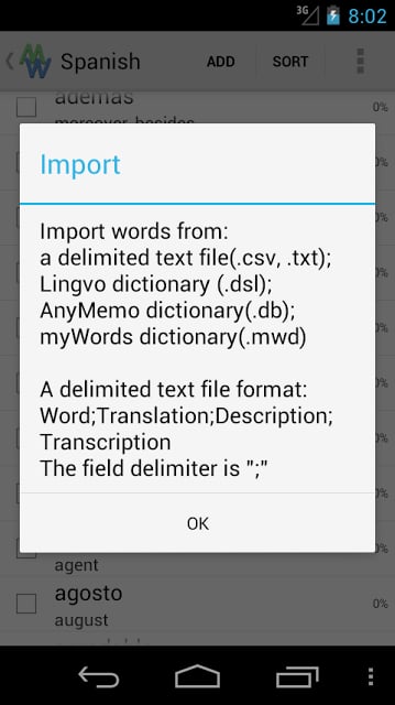 MyWords Demo截图2