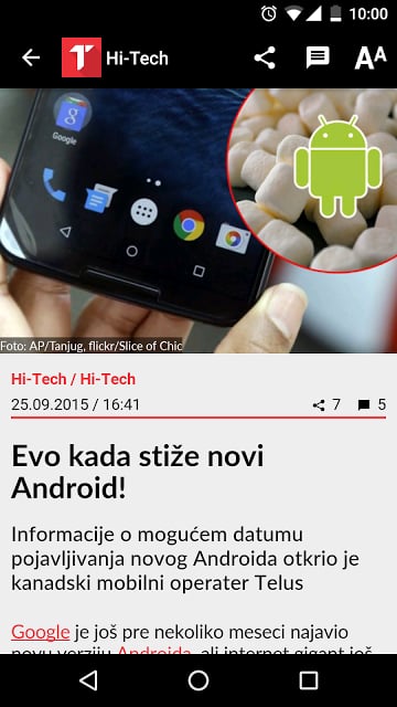 Telegraf Najnovije Vesti截图11