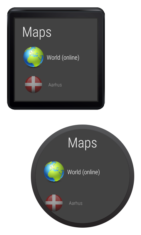 OSMaps for Android Wear截图5