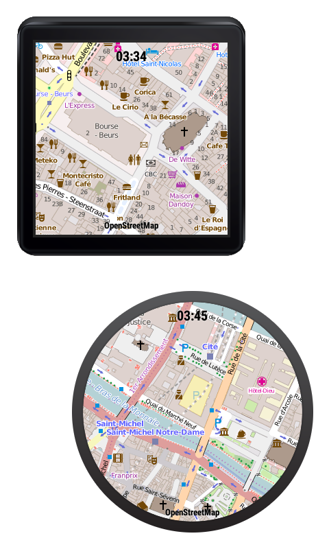 OSMaps for Android Wear截图4