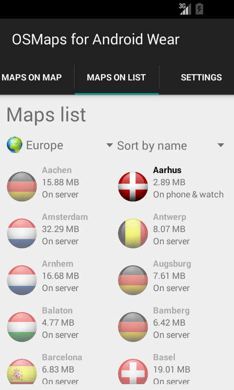 OSMaps for Android Wear截图6