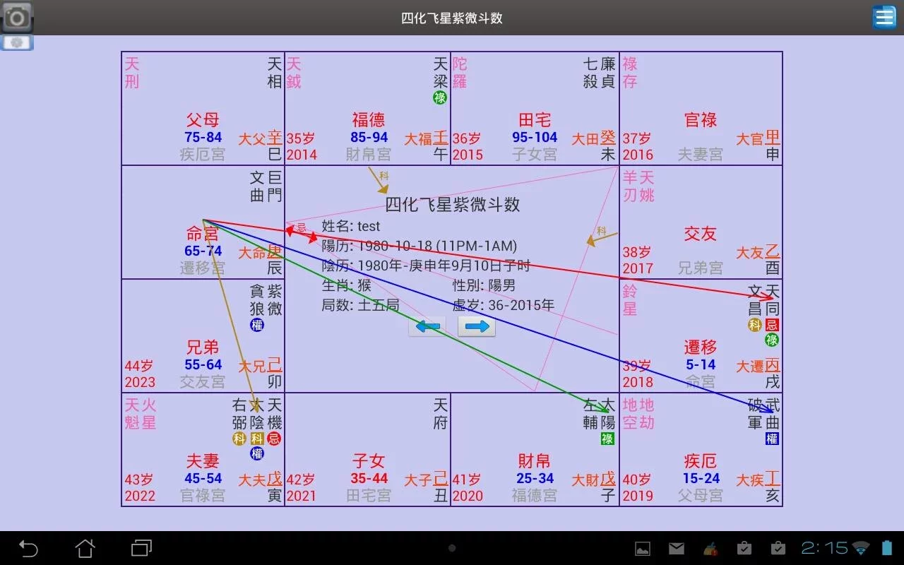 四化飞星紫微斗数截图5