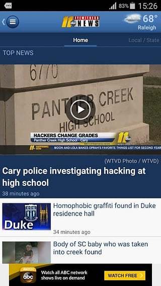 ABC11 Raleigh-Durham截图3