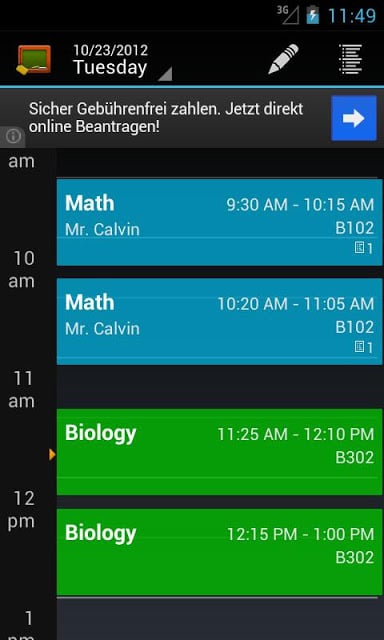 My Class Schedule（免费）截图4