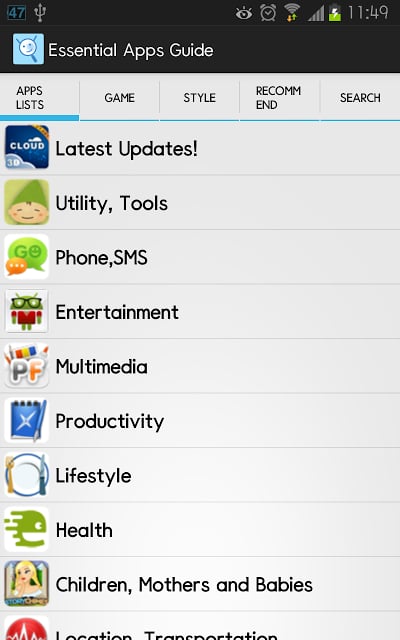 Essential Apps Guide截图2