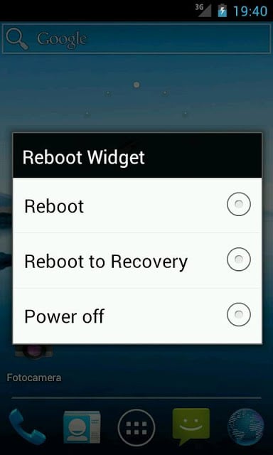 Reboot Widget截图2