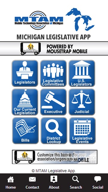 MTAM Michigan Legislative App截图2