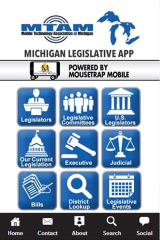 MTAM Michigan Legislative App截图1