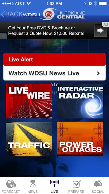 WDSU Hurricane Central截图6