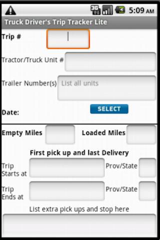 Trucker's Trip Tracker Trial截图5