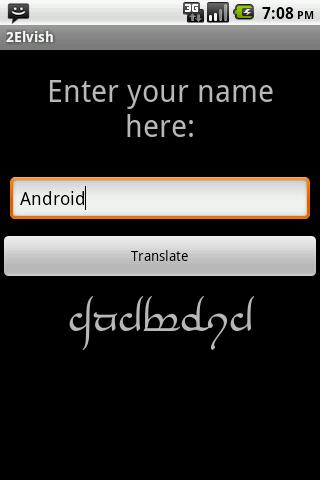 Elvish Translator截图1