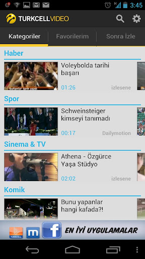 Turkcell Video截图2