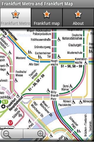 法兰克福地铁运行图 法兰克福地图截图1