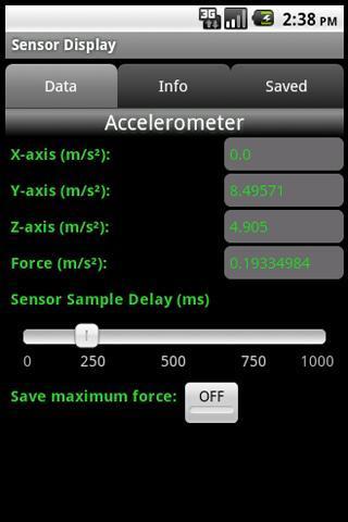 Sensor Display截图1