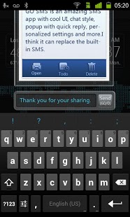 GO SMS Pro IDCard Popup Theme截图3