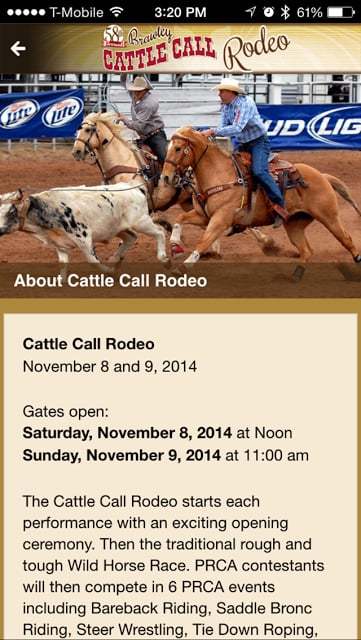 Brawley Cattle Call Rodeo截图1