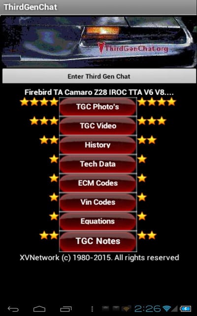 Third Gen Chat Firebird Camaro截图1