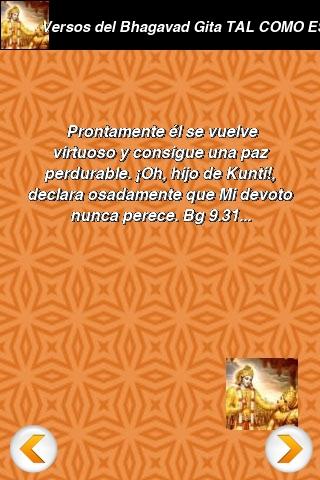 Versos del Bhagavad Gita截图2