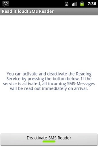 Read it loud! SMS Reader Basic截图4