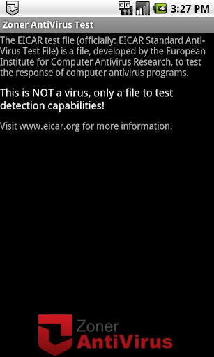 Zoner AntiVirus Test截图2