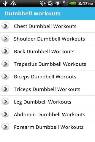 Dumbbell Workouts Free截图1