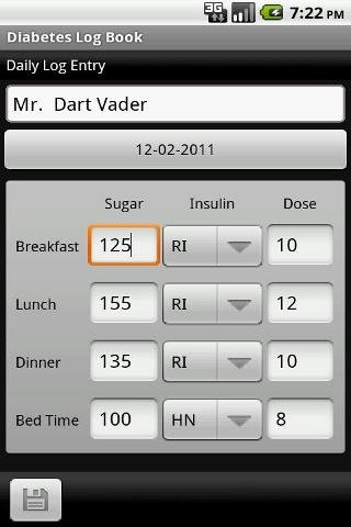 Diabetes Log Book截图4