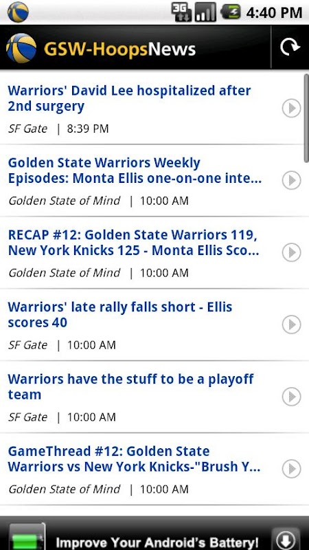 Warriors News截图2